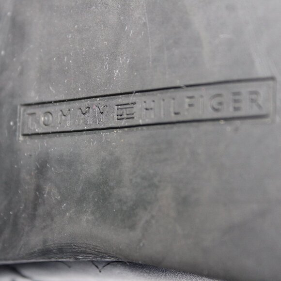 Tommy Hilfiger Women's Black Leather Riding Boots Lace-Up Detail ~6 ~ - Picture 16 of 16